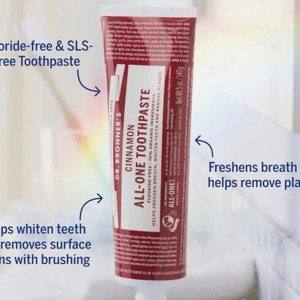 Dr. Bronner All in One Cinnamon Toothpaste
